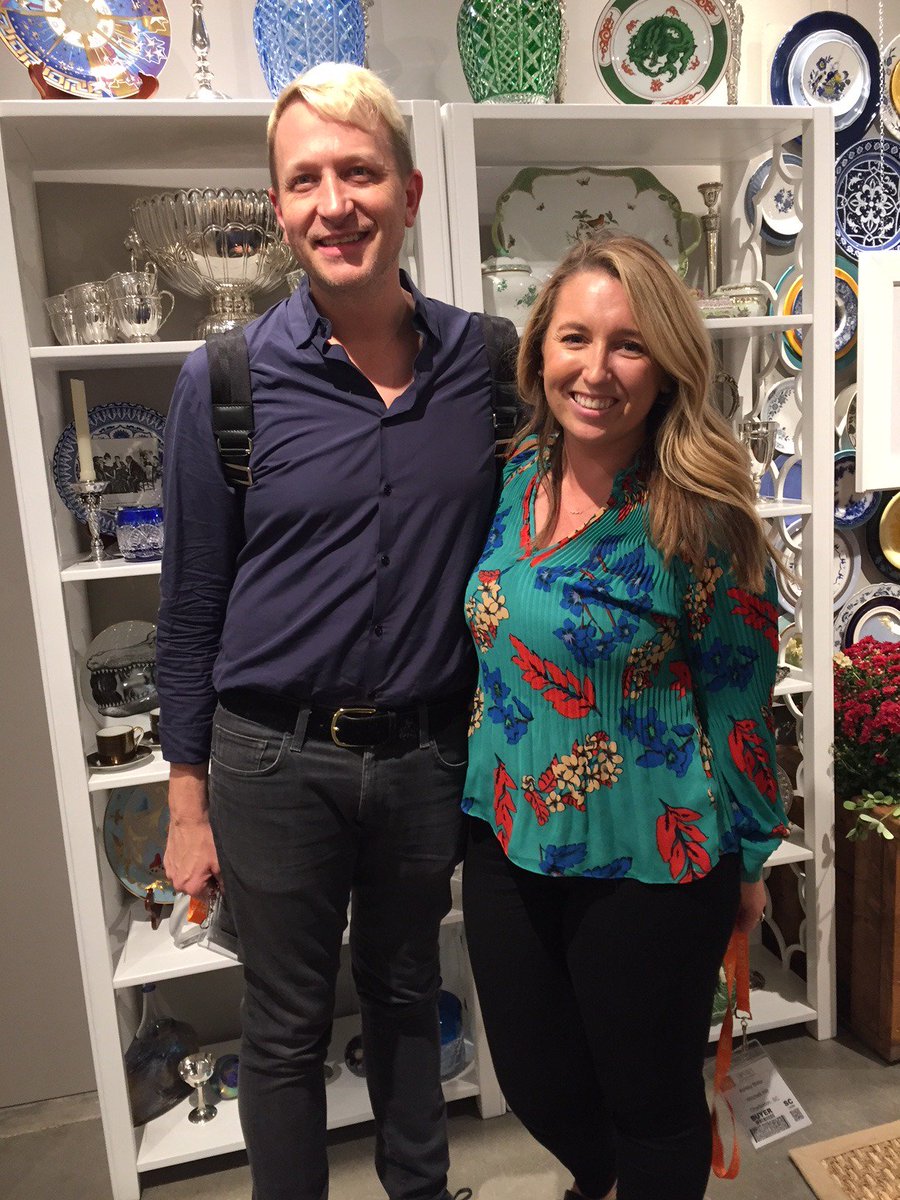 replacementsltd's tweet photo. Had a super fun visit with #MitchellHill's Michael Mitchell and Ashley Miller at our @HPMarketNews pop-up! So looking forward to our collaboration for #SouthernStyleNow and the @traditionalhome #Showhouse coming up in just two weeks in Charleston! #replacementsltd https://t.co/kQBL806KPg