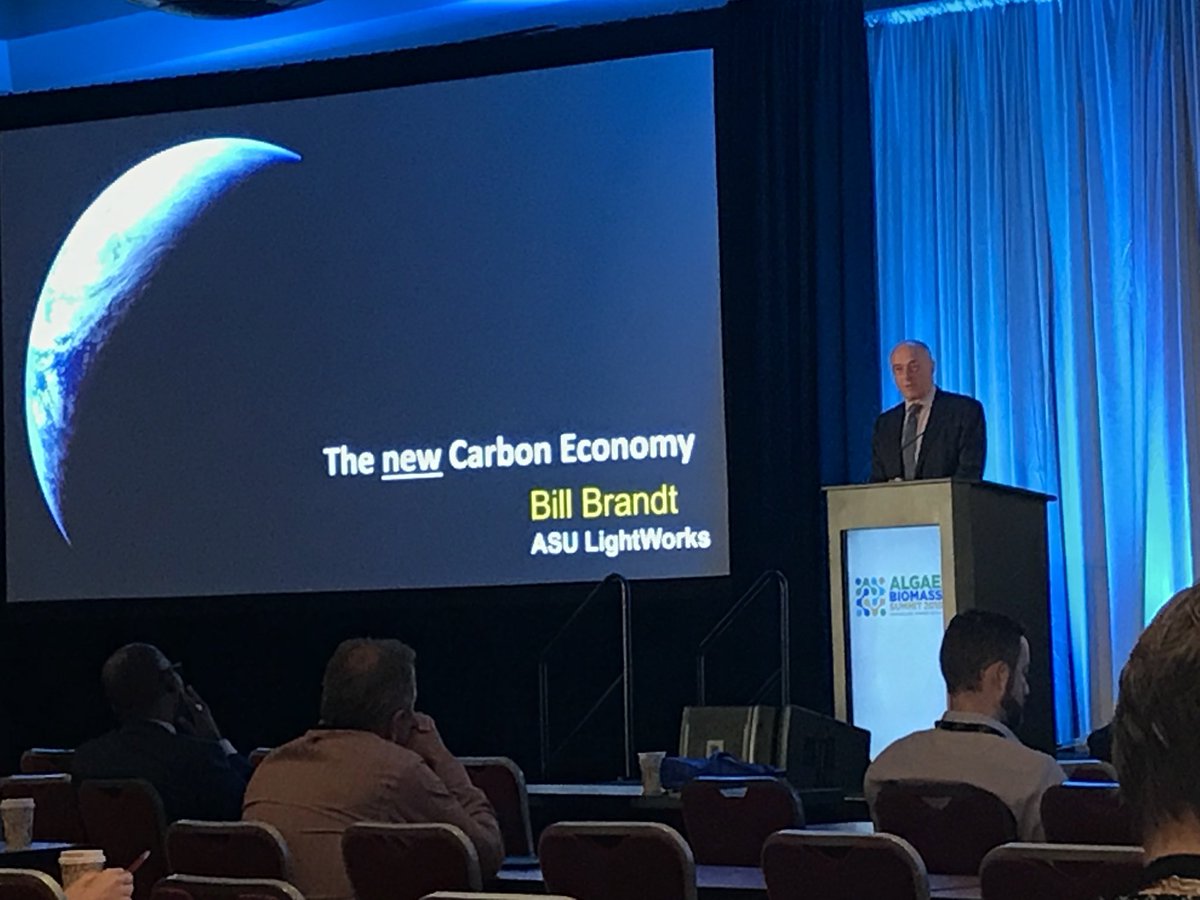 jamcgowen's tweet image. @wrbrandt talking now on CarbonTech and the new carbon economy at #algae2018! @asulightworks @ASU_AzCATI
