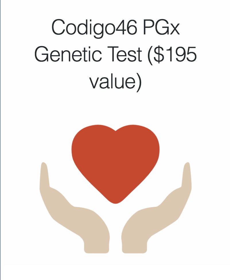 Encrypgen's tweet photo. Got #DNA? @Encrypgen is giving away a @Codigo46mx PGx DNA test kit! Discover more about your #ancestry and #health and make #money by sharing your DNA test results with #researchers in the Gene-Chain DNA #Marketplace. https://t.co/VKAHv1iWq8 https://t.co/M8vxAcuW1E