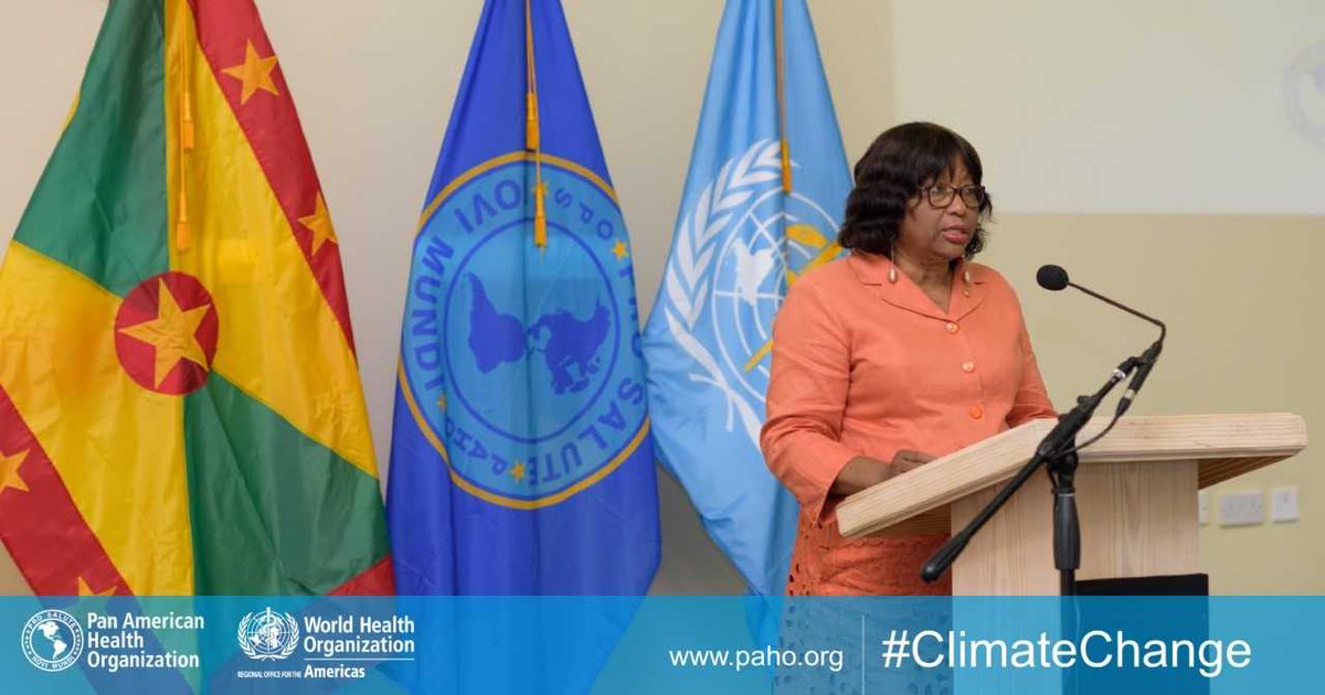 pahowho's tweet photo. .#ClimateChange isn’t going to happen. It’s happening‼️ I want to challenge you all to move from the problem to the solution. We need to put our solution caps on.
- @DirOPSPAHO

III Global Conference on Health and Climate Change, Grenada 🇬🇩

#ClimateImpact #HealthForAll https://t.co/2IrtgqS8IK