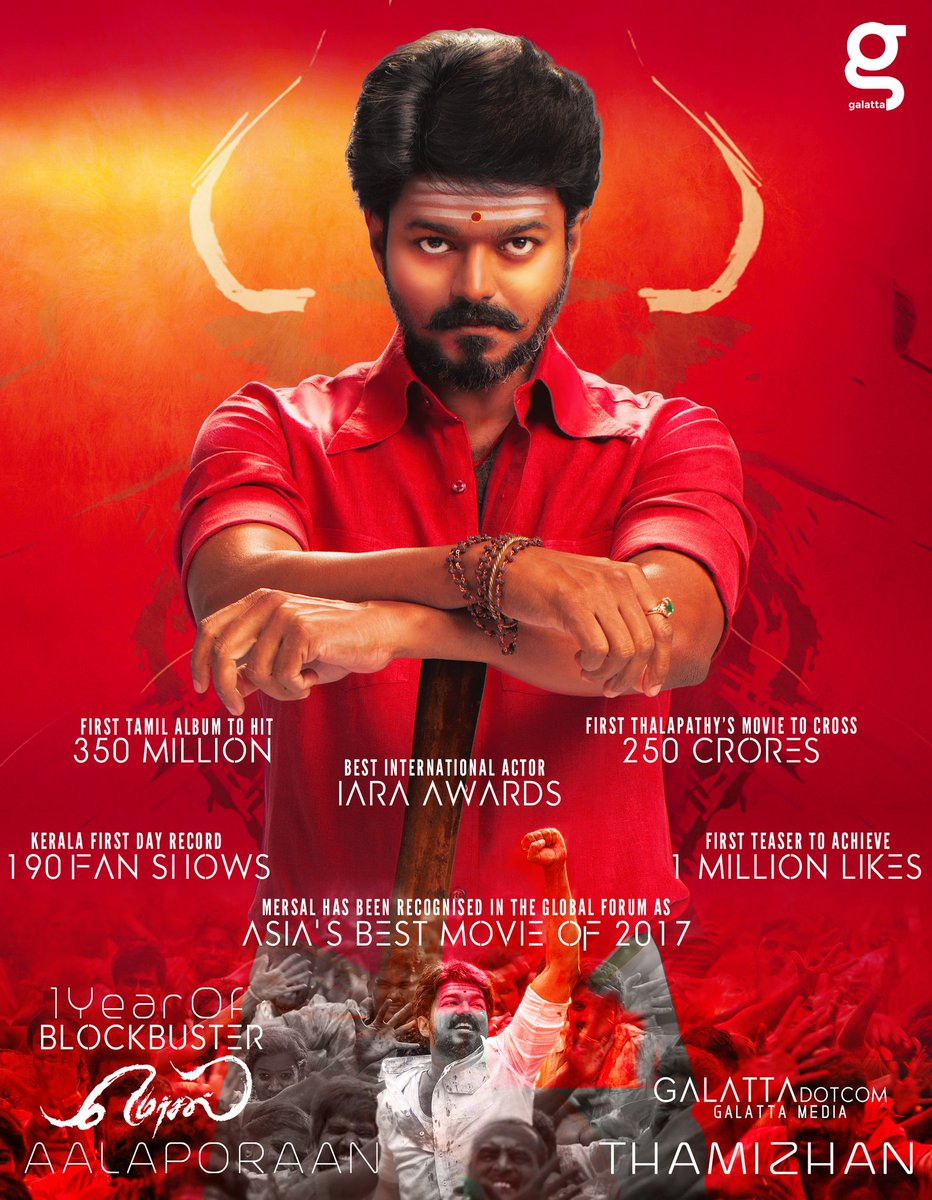 sahidafridi197's tweet photo. #1YearOfMegaBBMERSAL 
Outstanding records for #Mersal 
It's not going to end now lot more to come 🔥🔥🔥🔥🔥🔥
#2DaysToGoForSarkarTeaser https://t.co/NhpkBDOrTD