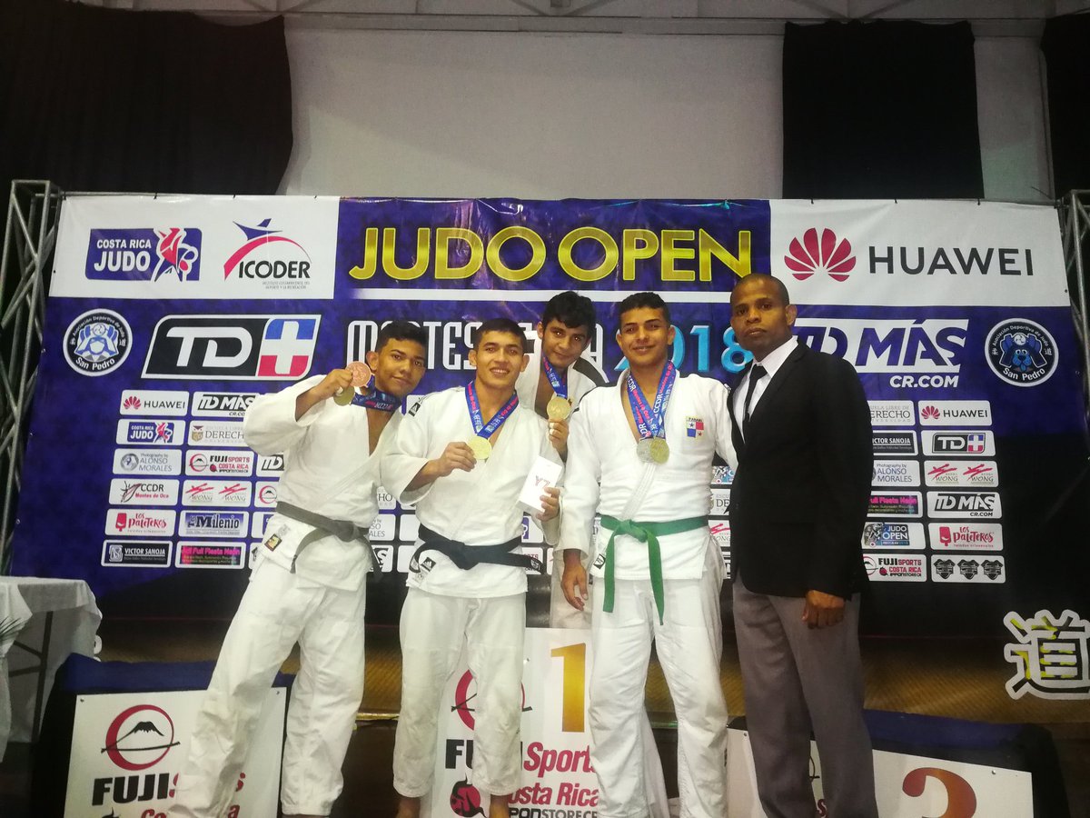 Feujupa's tweet photo. Muchos logros para el Judo nacional el 13-14 de octubre
Bronce de Miryam en el Gran prix de Cancun.
5 oros  1 plata y 1 bronce en Torneo Montes de Oca en San José, Costa Rica.
Ronal Gonzalez, Isaac Jaramillo, Fernando Martinez, Carlos Rios. Estuvo el arbitro FIJ A, Omar Simonds. https://t.co/51mo8AkKiE