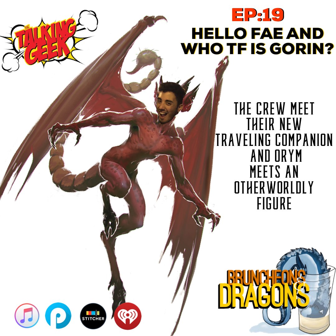 TheTalkingGeek's tweet photo. It's Wednesday..which means NEW EPISODE DAY! Listen to the latest episode of @DragonBruncheon #BruncheonsandDragons https://t.co/grQsIhGfkq
#TTG #Talkinggeek #dnd #dungeonsanddragons https://t.co/dltRjWJlj3