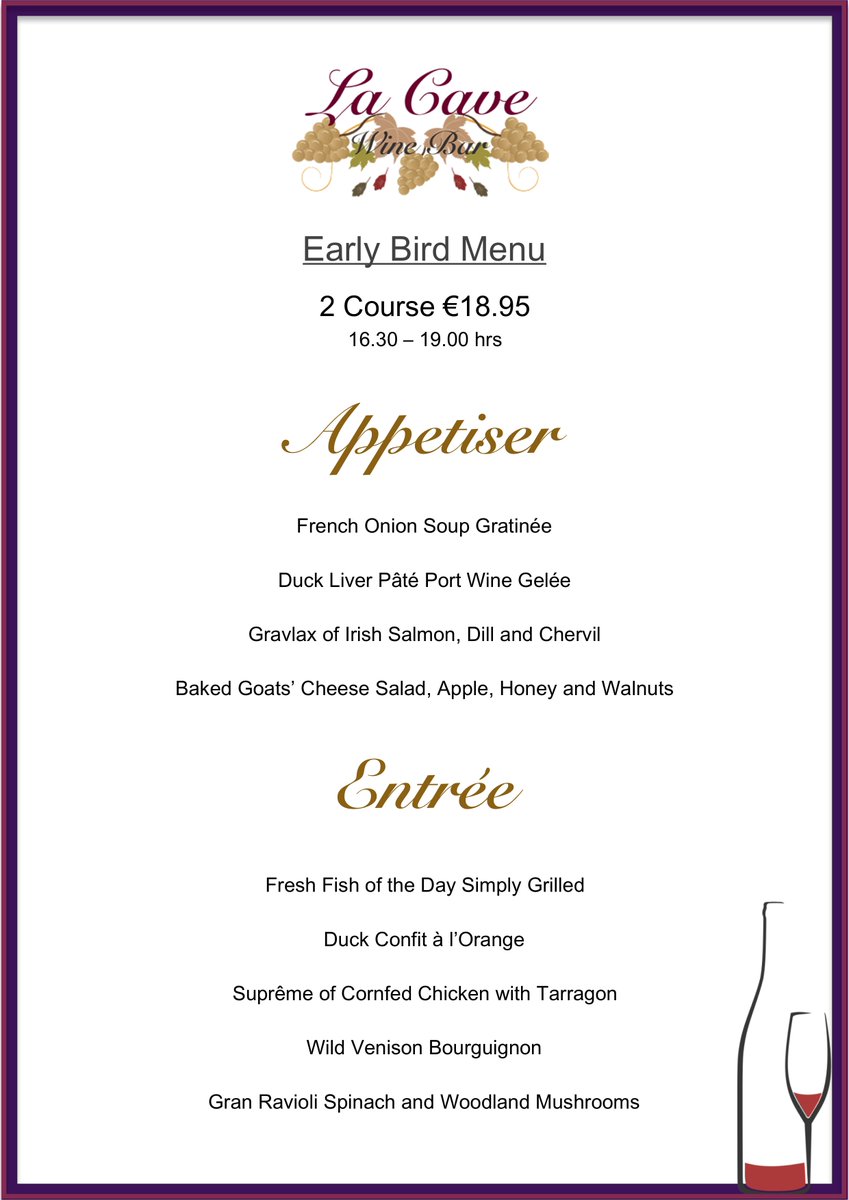 La Cave Restaurant (lacavedublin) Twitter