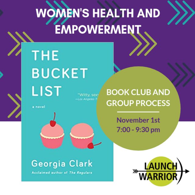Growth_Warrior's tweet photo. Only 2.5 weeks left to read The Bucket List by @georgialouclark. Join our powerful book discussion group on November 1st @TheAssemblage 17 John Street NYC | Register here with password: BUCKETLIST #launchwarrior #womenshealth #breastcancerawarenessmonth https://t.co/40V3AnGTWd https://t.co/b9dyR7EB0m