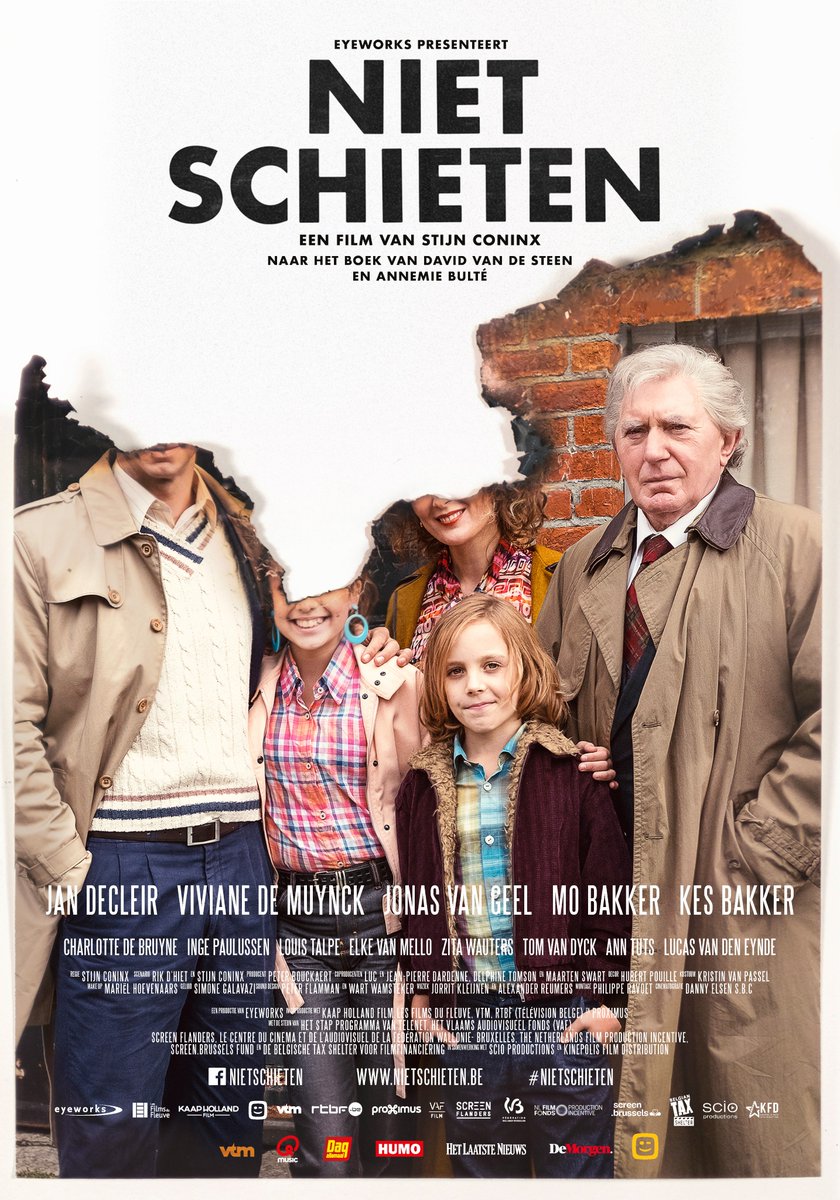 eyeworksfilmtv's tweet photo. #NietSchieten staat op nummer 1 in de box office in Vlaanderen, na de eerste volledige speelweek! Een uitstekend resultaat ondanks het nazomerweer en de verkiezingen.
#vlaamsefilm #StijnConinx @KFD_BE https://t.co/5BiYS5JaQd