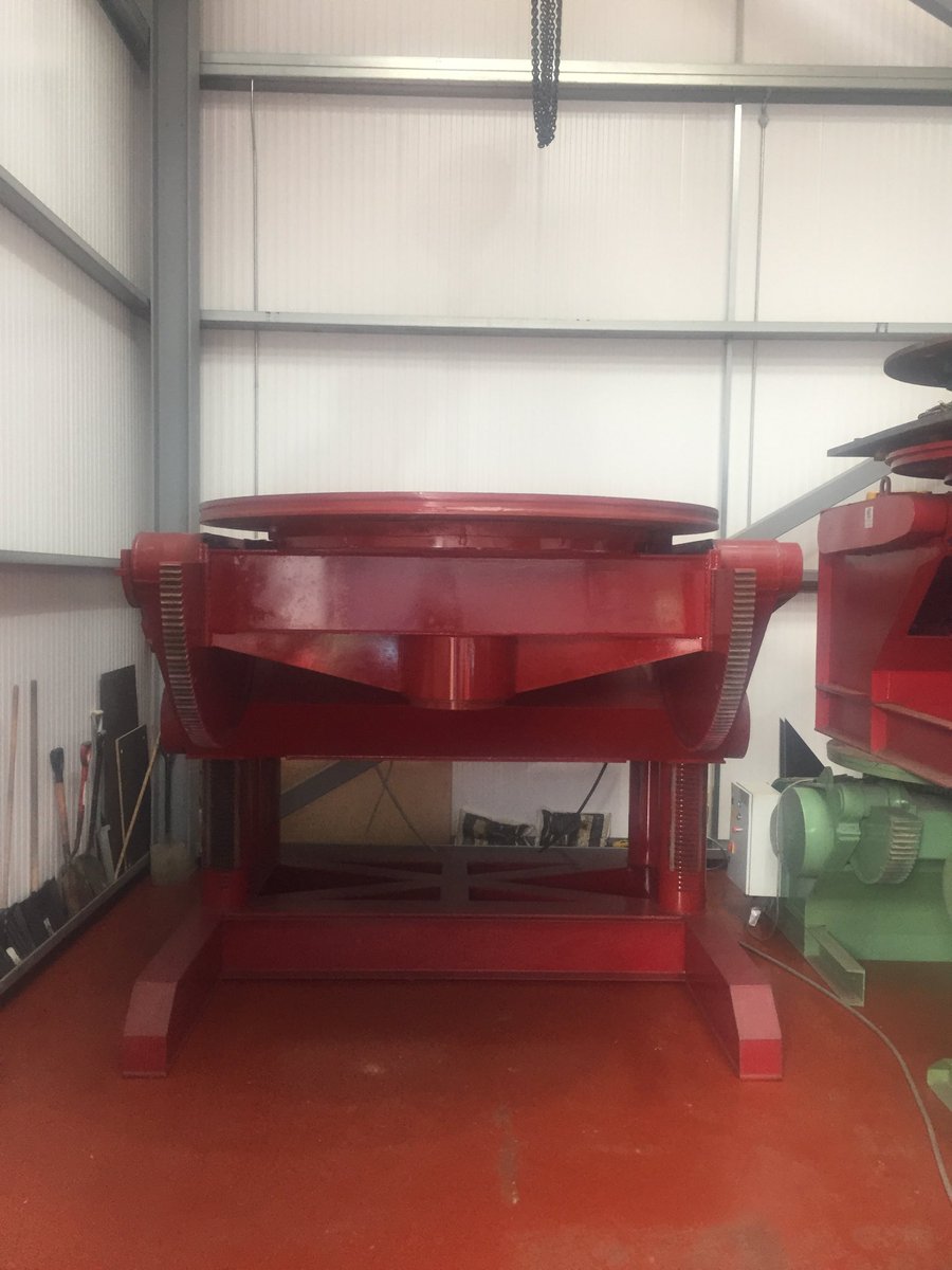 The Beast is Back ! 22 Tonne capacity powered elevating Positioner available for immediate sale or hire #Welding