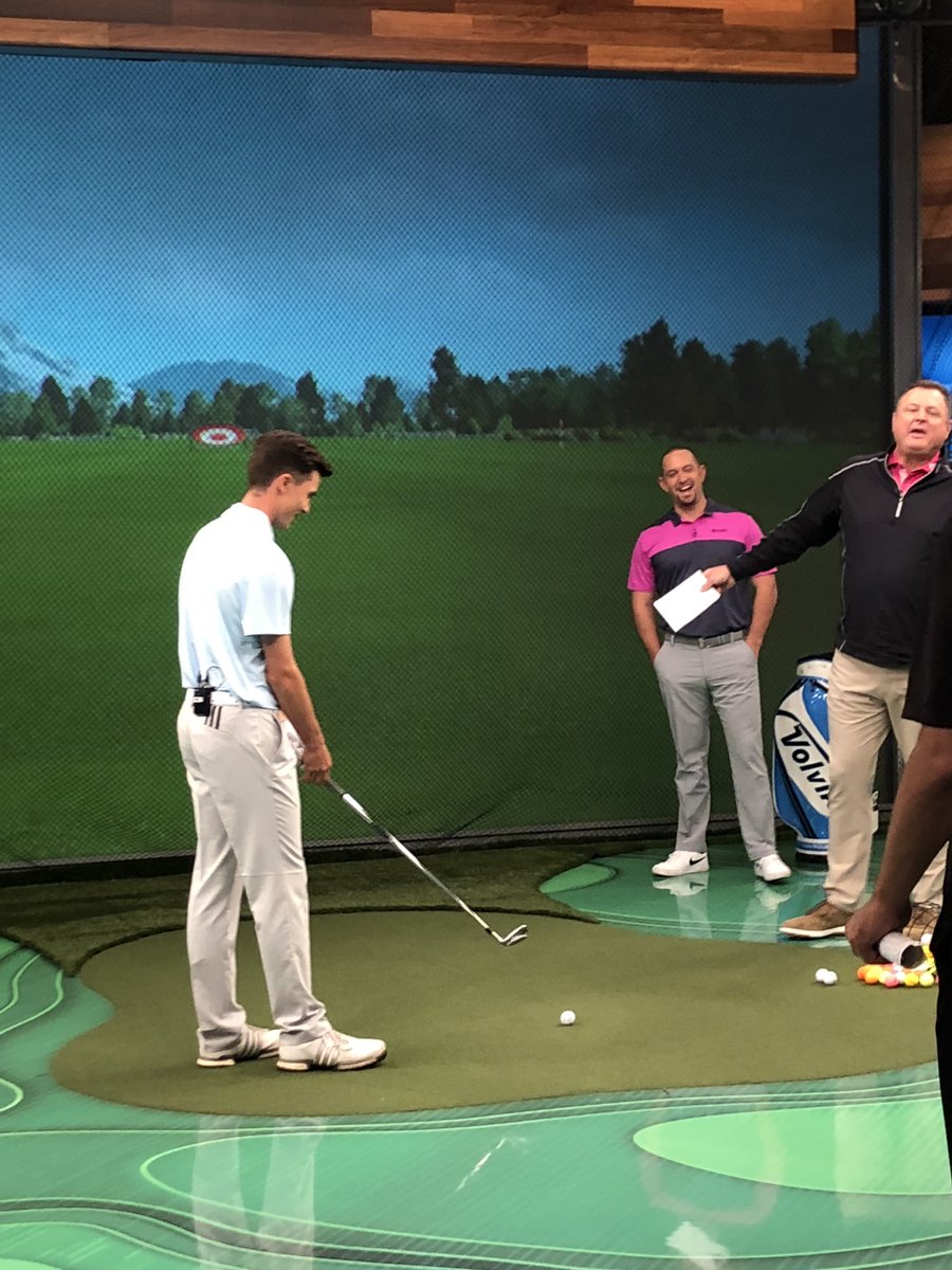 HJGT's tweet photo. Great day filming with @GolfChannel for the @GCMorningDrive ! Tune in the morning of November 3rd to watch! #hjgt #winhere #competehere #juniorgolf https://t.co/A4cHnGHaK2