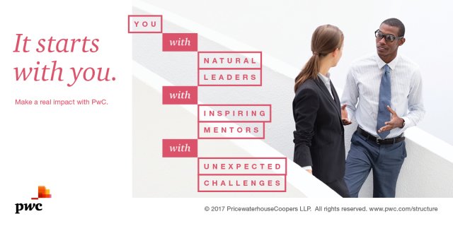 Every person at PwC can make an impact. Join our Talent Network: pwc.to/2yLnbWb