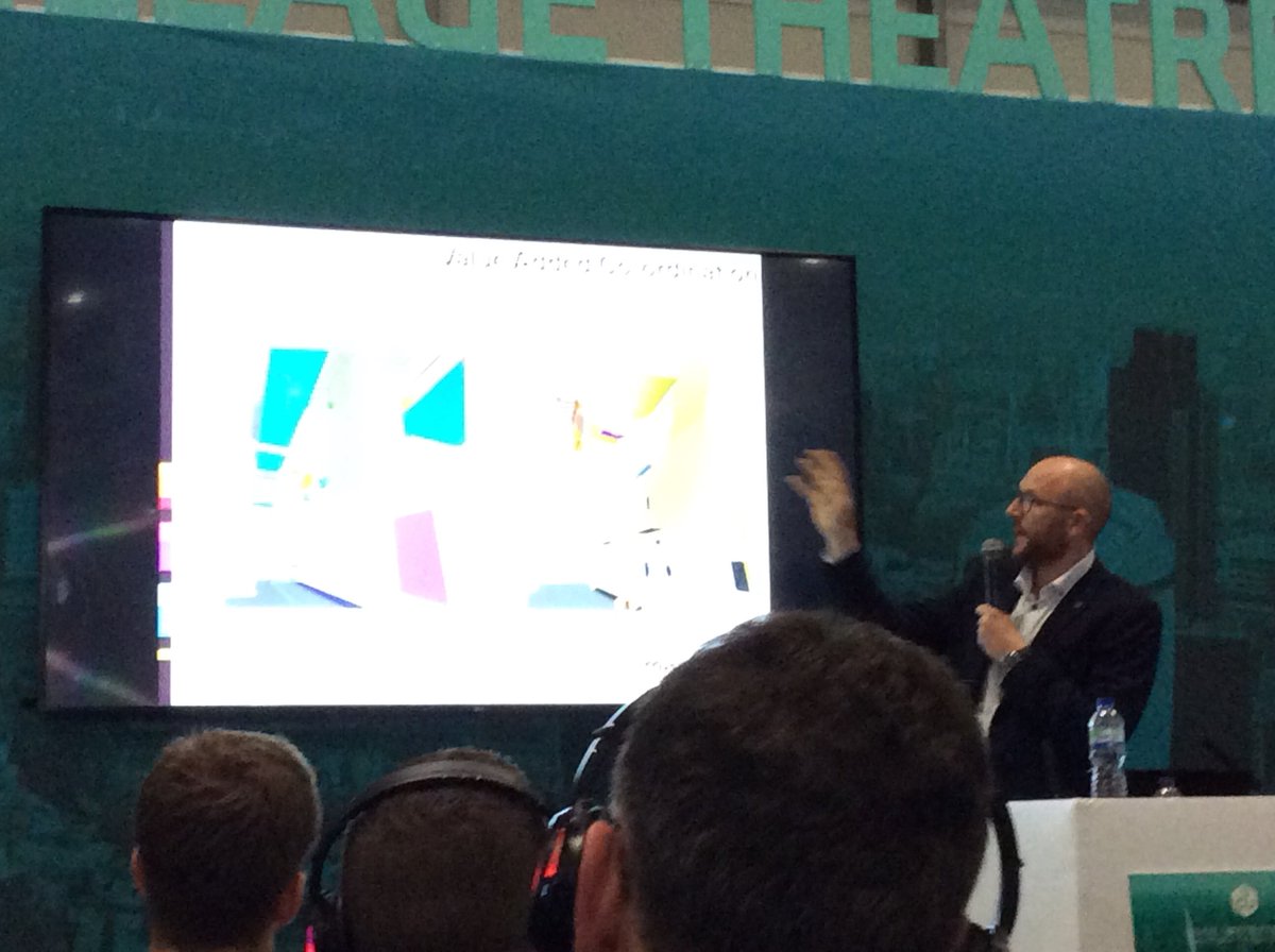 Gavin_Dunstan's tweet photo. @RichBaglow discussing the merits of early coordination. If only all projects had this level of detail at early riba stages #DCW2018 https://t.co/ILMdDRbkpt