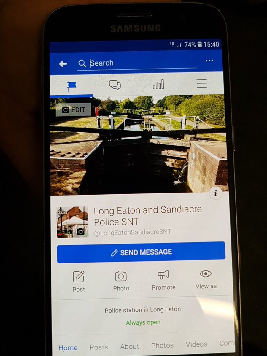 LongEatonSNT's tweet photo. Check out our new Facebook page 'Long Eaton and Sandiacre Police SNT' ...Get Liking👍 #SocialMedia #PostingOnTheMove #EngagingWithTheCommunity https://t.co/h0lAj80WPU