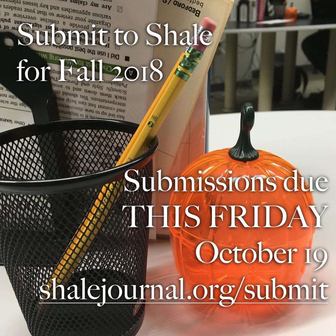 ShaleJournal's tweet image. It must be spooky month, UK...our deadline is creeping up! 🕷 🕸🎃 #uky #uk2022 #uk2021 #uk2020 #uk2019 @UKSigmaTauDelta @UKEngDept