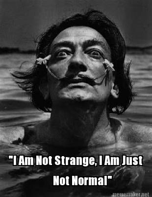 jerzygirl45's tweet image. #dALI #notstrange #notnormal