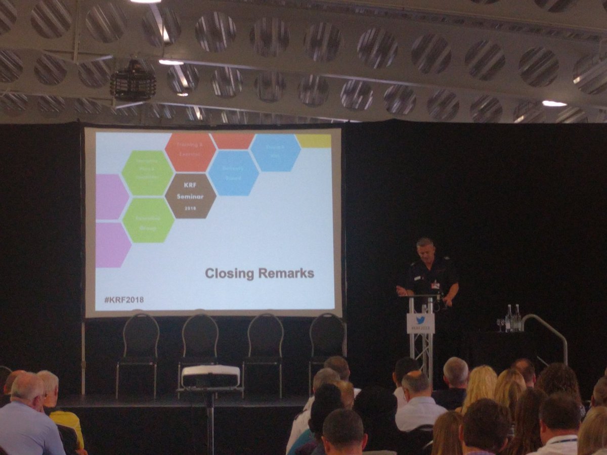 KentPrepared's tweet photo. We've reached closing remarks, thank you to all our partners for engaging today in the room and on Twitter, and we look forward to working with you all over the coming year on ensuring the county remains resilient #KRF2018 https://t.co/0AwXoF6dCW