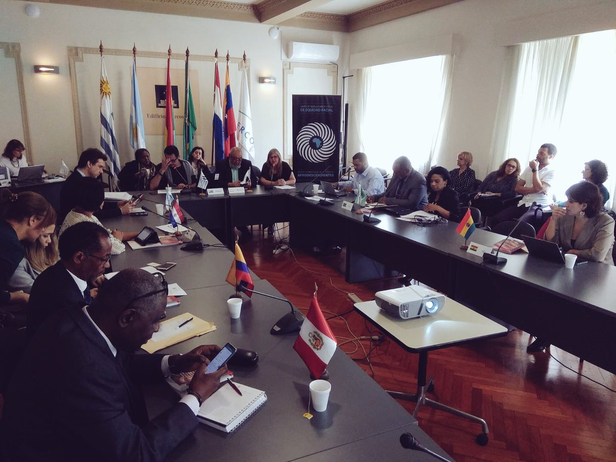 AuciUruguay's tweet photo. La directora de AUCI, Andrea Vignolo, participa de la reunión de trabajo de Altas Autoridades de los Derechos de las Personas Afrodescendientes del Mercosur (RAFRO) https://t.co/rAiPAWVeAm