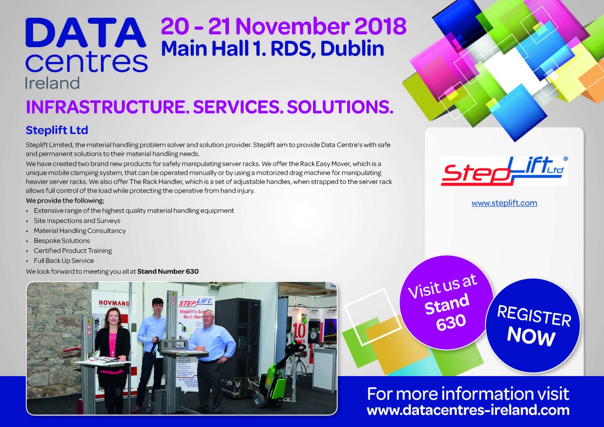 datacentresire's tweet photo. @Steplift Talk to industry experts to arm yourself with practical information on action-oriented solutions you can implement for your business #data #datacentre #dcireland_expo register online https://t.co/a1KBxgoCb2 https://t.co/BC3Wu22AUm