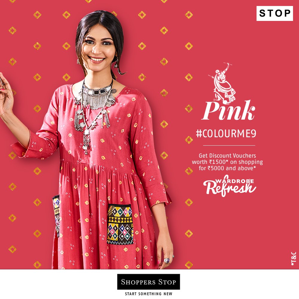 shoppersstop's tweet photo. Stand out from the crowd tomorrow in this patchwork pocket pink dress to celebrate Navratri in style. Send us boomerangs or selfies of your looks and we will share a lucky few entries on our Insta stories!
#Navratri #Pink #ColourMe9 #WardrobeRefreshWithSS https://t.co/JAPYS12R8r