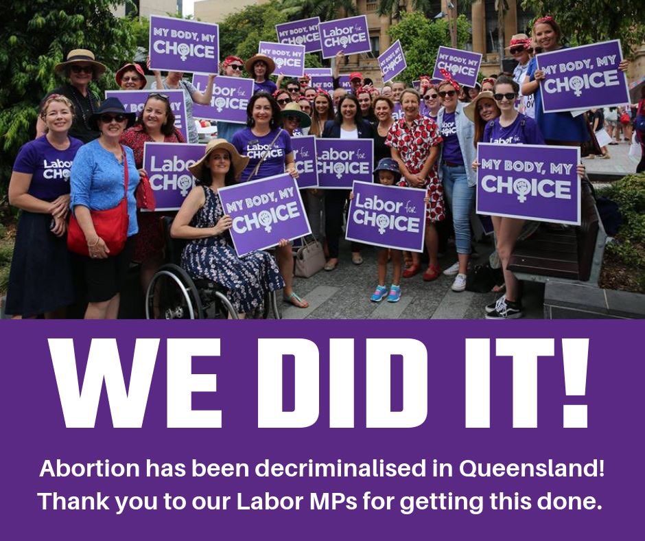 Labor For Choice Qld tweet media