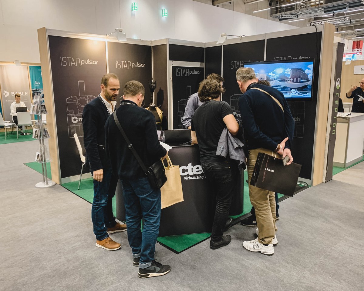 NC_Tech's tweet photo. We are showcasing iSTAR Pulsar at InterGeo 2018 in #Frankfurt, Germany! We are Virtualizing the World. #INTERGEO2018 https://t.co/DHsvfBFOhR