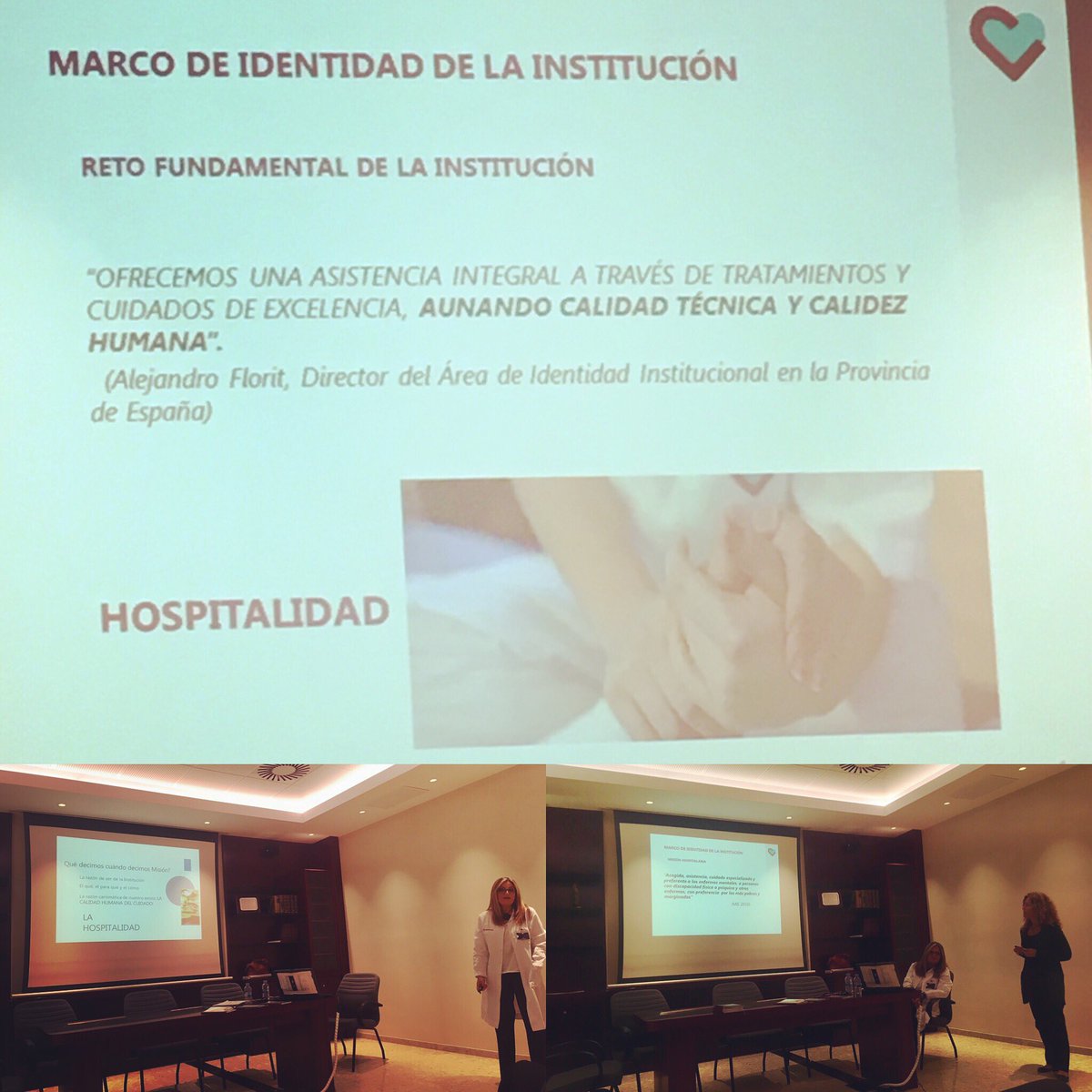 Marco de Identidad Institucional #hospitalmarededeudelamerce #hermanashospitalarias #misión #hospitalidad #centralidadenlapersona #compartiendo #aportandovalor