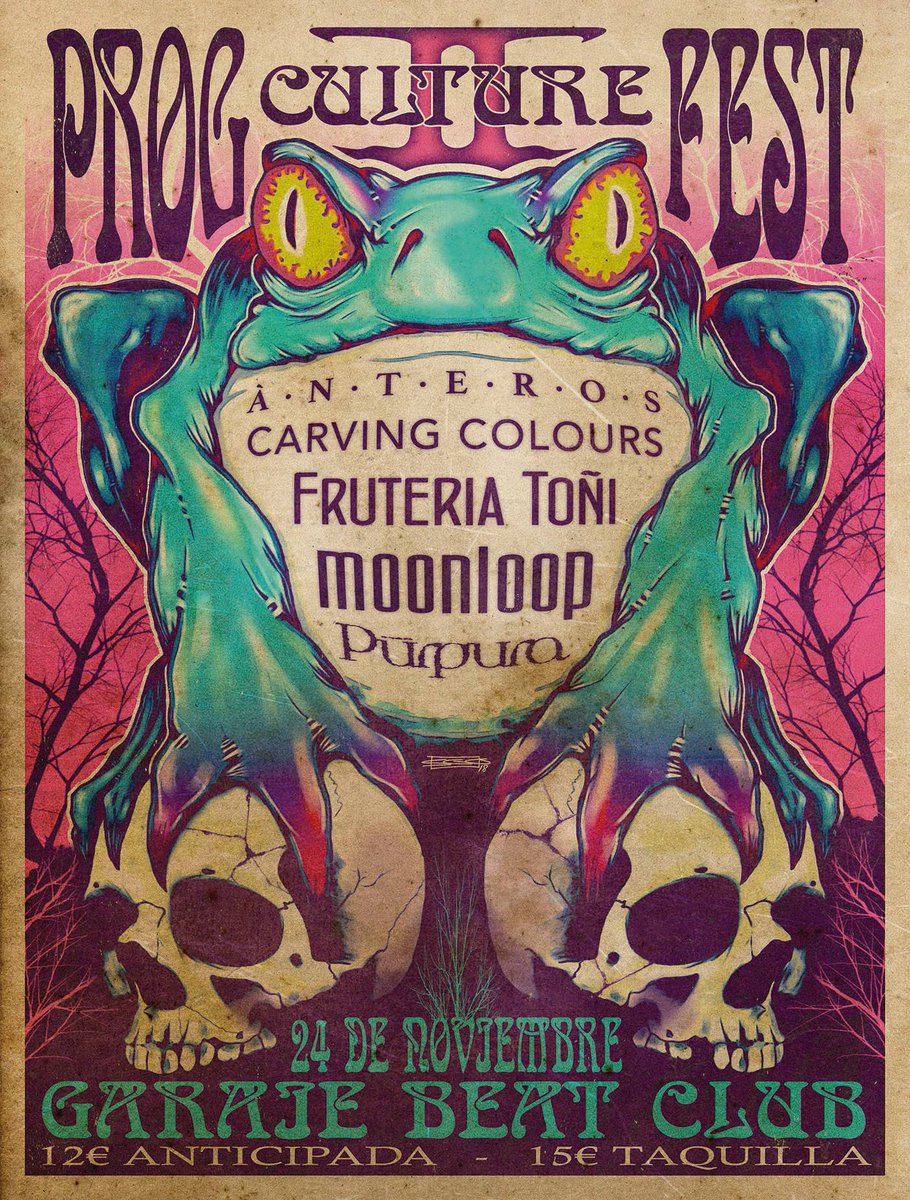 ¡Pues no, aún no habíamos terminado! Nos faltaba un poco más de variedad en esta 2ª edición del #ProgCulture Fest

rockculture.es/purpura-se-une…