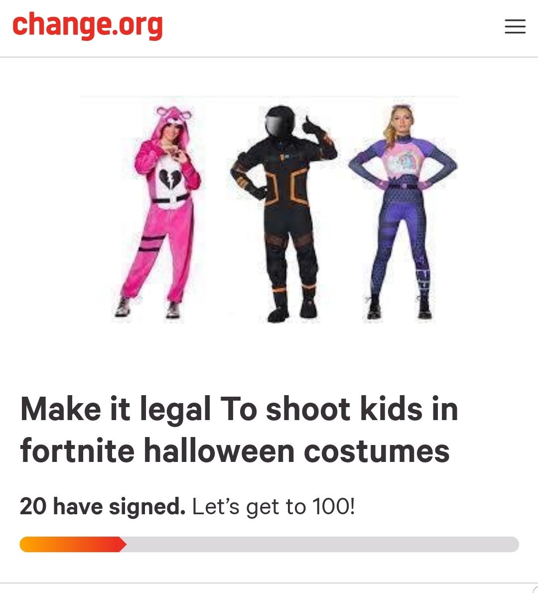 I Talk On Twitter Good Morning Everyone Not My Petition Lol Petition To Shoot Fortnite Costumes Petition To Shoot Fortnite Costumes I Talk On Twitter Good Morning Everyone Not My Petition Lol