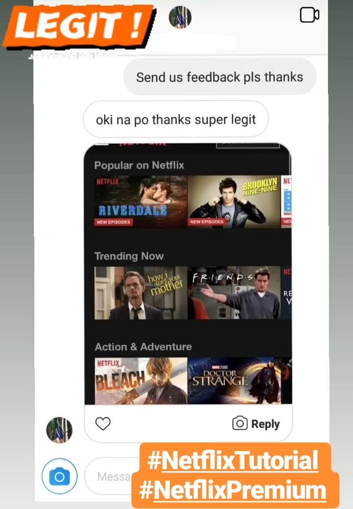 NetSpotTutorial's tweet photo. Thank you! 💕🤗
#SendYourFeedbackToo 
#100LegitSellerPh #LegitSellerPh
#100LegitSeller #LegitSeller
#NetflixTutorialph
#NetflixTutorial
#NetflixPremiumPh
#NetflixPremium #NetflixPh
#NetflixPhilippines
#Netflixandchill https://t.co/cudoro0zlY