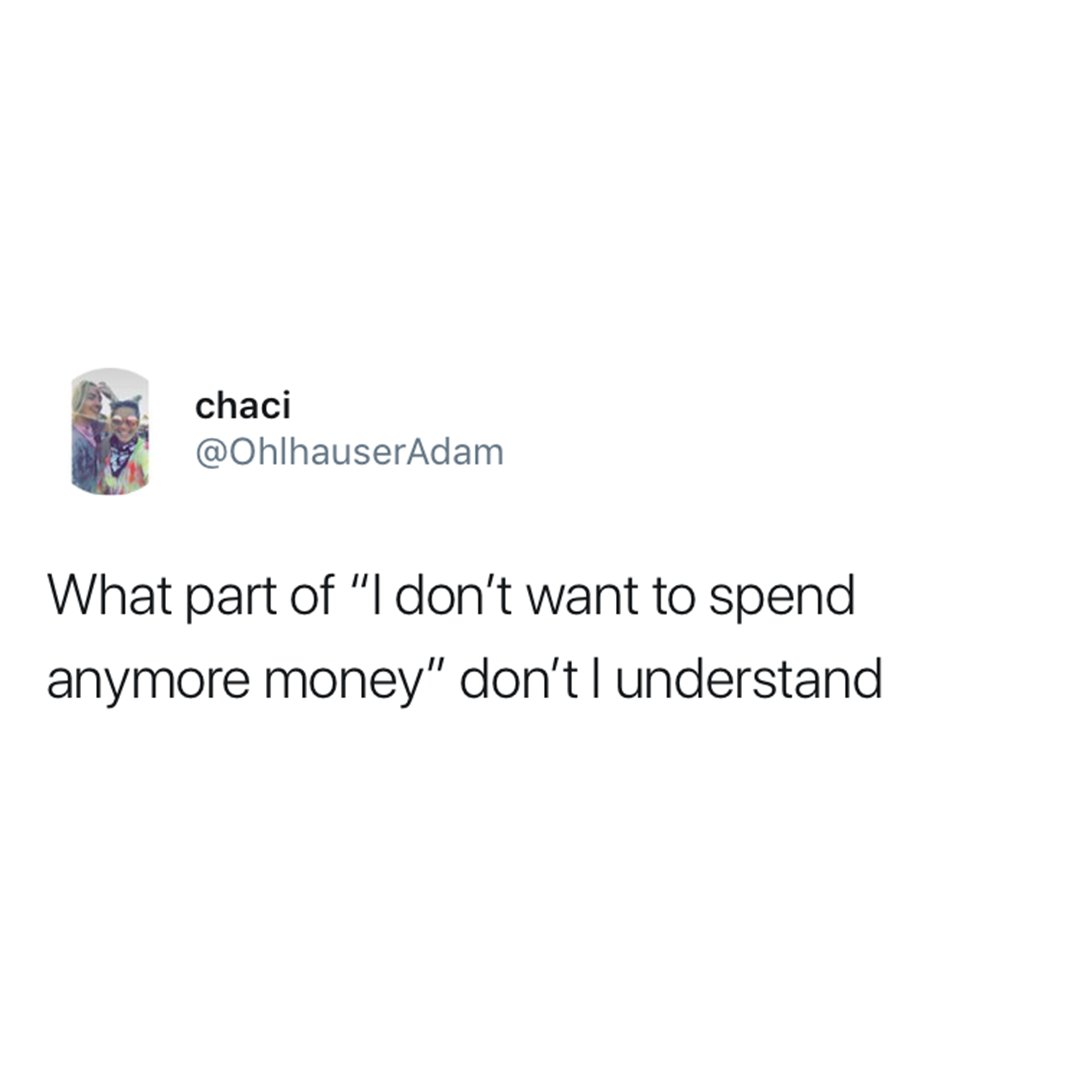 MyUNiDAYS's tweet photo. Me @ myself everytime I go shopping... https://t.co/BbMu7sVfLx