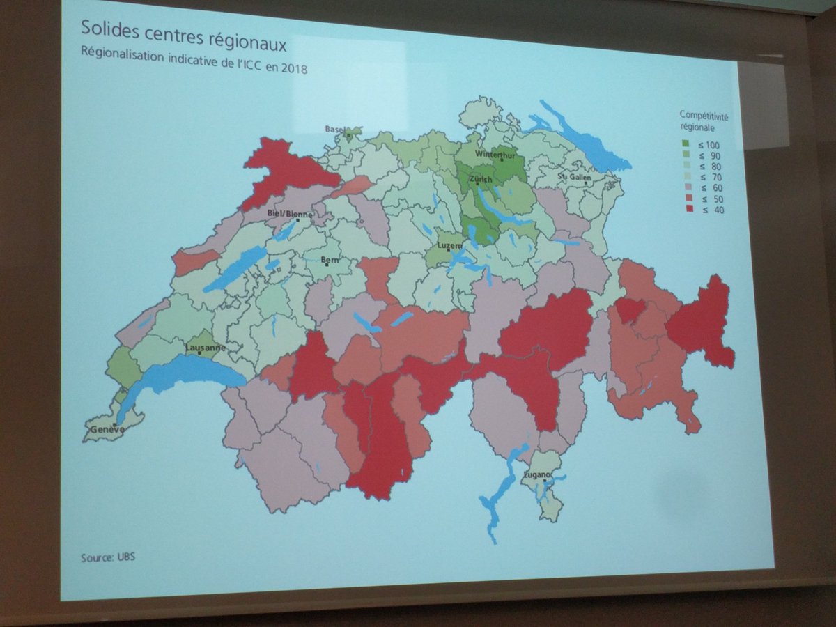 DeNiloNil's tweet photo. #Compétitivité et #Innovation du canton de #Fribourg par rapport au reste de la #Suisse présentés par Thomas Veraguth de @UBS at #conceptspace @innolabfribourg @HEG_FR https://t.co/uhc4QiPljk