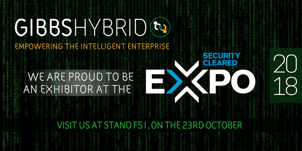 GibbsHybrid's tweet photo. It's time for another #SCExpo! Are you a security-cleared professional? Join our experts on the 23rd October in #London at Stand F51 to find out about new opportunities and how Gibbs Hybrid empowers the intelligent enterprise. #SecurityCleared https://t.co/gXQyLgzmBG
