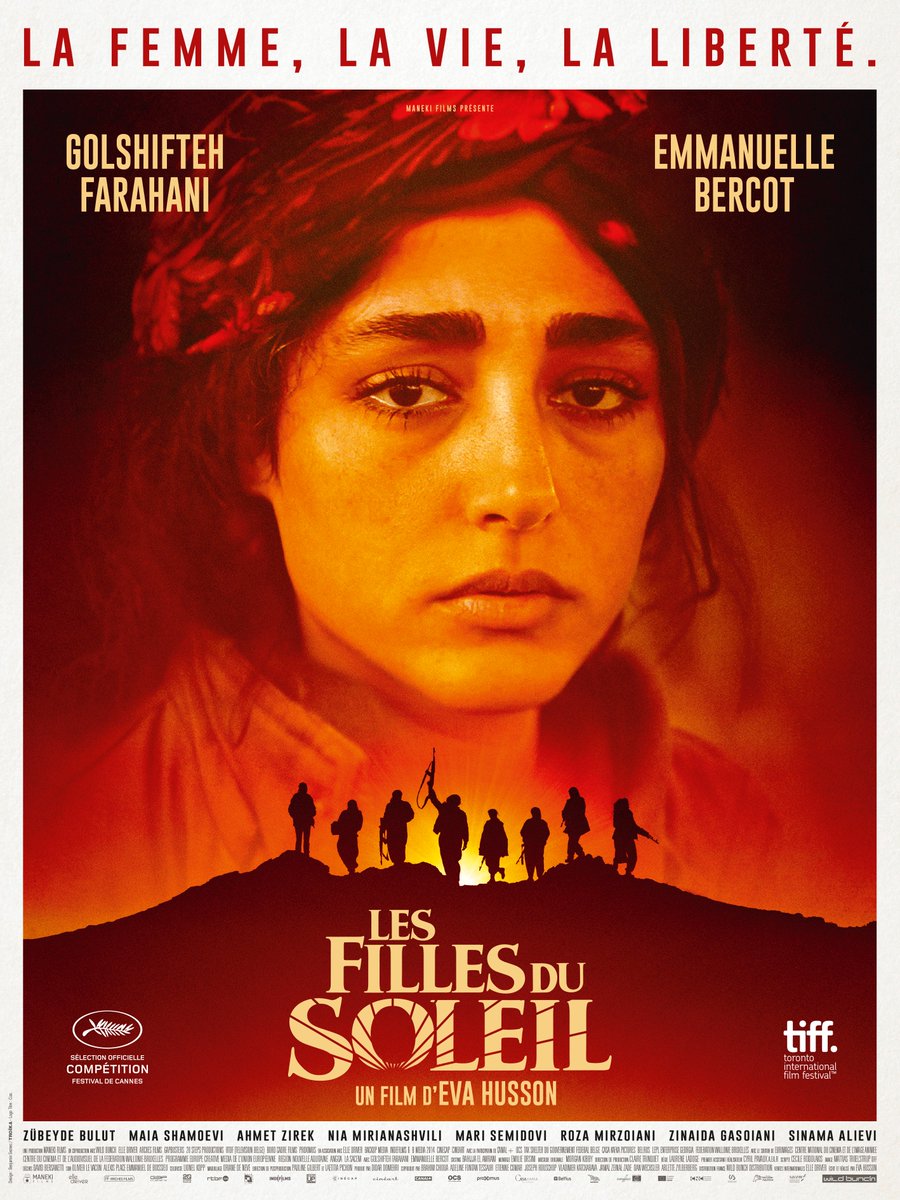 manekifilm's tweet photo. LES FILLES DU SOLEIL d'@evahusson, avec @Golshifteh et @EmmBercot, sortira en salle le 21 novembre !!
https://t.co/wWtKS5duHJ
#gapbusters #20stepsproductions #wildbunch #archesfilms #bordcadrefilms #elledriver https://t.co/KlibGYMXzc