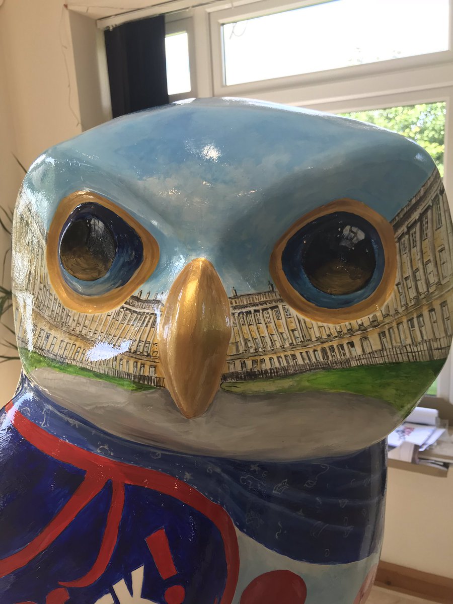Did you spot Metro Owl in Bath this summer? He could be your’s to take home tonight at the <a href="/OwlsofBath/">Minerva's Owls of Bath 2018</a> auction tonight. You can bid online twit-twooo 🦉minervasowls.org/auction/