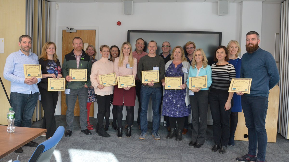 MikeOReganDell's tweet photo. What a brilliant DVPM @DVPM_Ireland day here in Cork. One last photo of our local charity reps receiving their Dell @DellEMC Volunteer Project Management Certificates. What a great class you were. Well deserved folks! #DellVPM DellVPMCork #DellEMCCork #LegacyofGood #freecake 😀 https://t.co/BYORigCew0