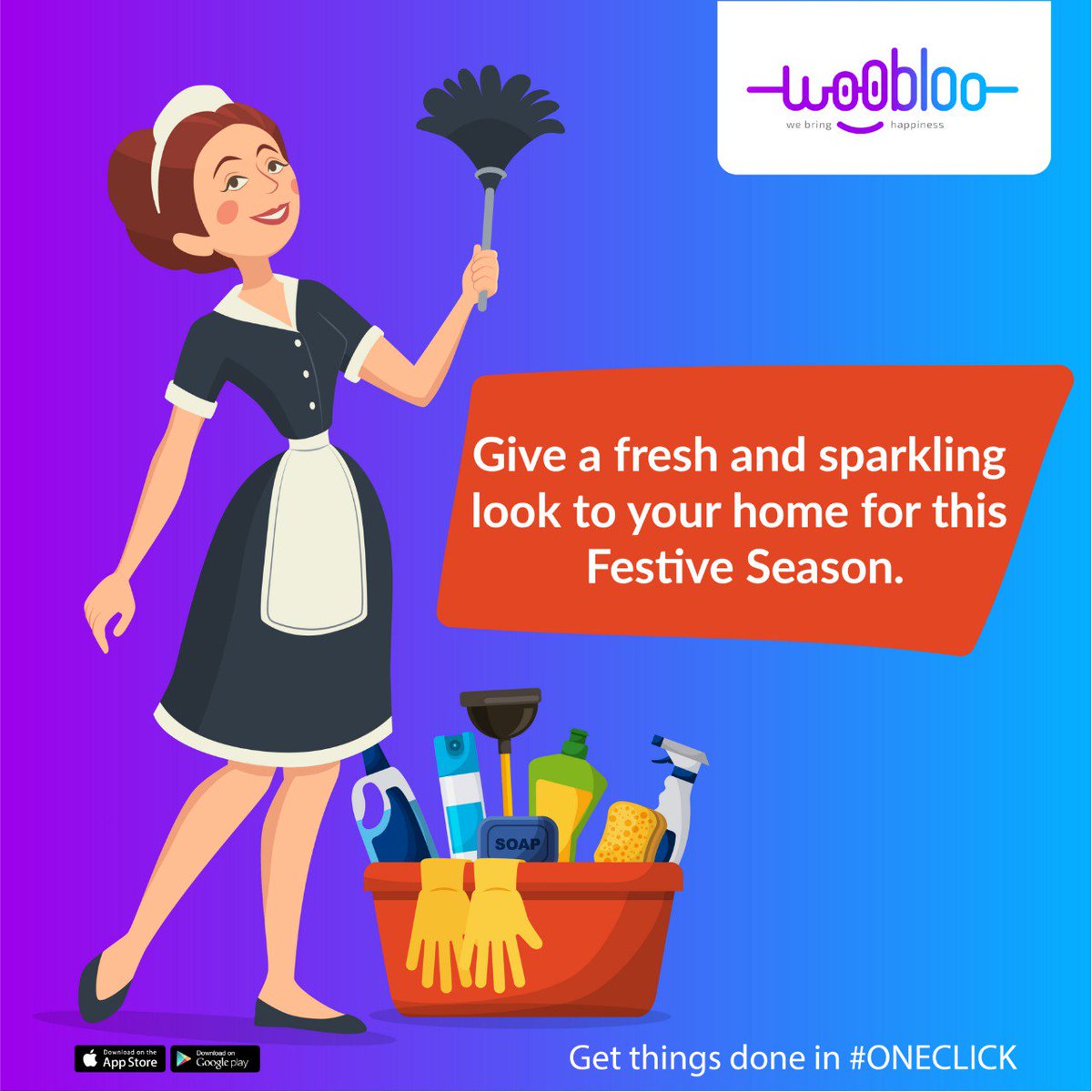 WooBloo's tweet photo. Get your Home Clean at Best Prices with WooBloo. 
Download App:https://t.co/qKq0uO1Lv0
#housecleaning #housecleaningservice #festival #hometown #personalassistant #oneappforallneeds #woobloo #downloadapp #bookseat #hyderabad #india #getthingsdone #singleclick https://t.co/KeYq85Nuo5
