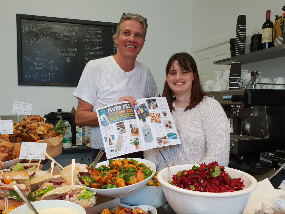 Salmonmagazine's tweet photo. Huge congratulations to @ralphwettach on opening his new shop at 77 Surbiton Rd #Surbiton Amazing #artisan food made from the heart. Ralph also accepts @kingstonpound  🥐 ☕ 💙 https://t.co/xYI23KG3cf