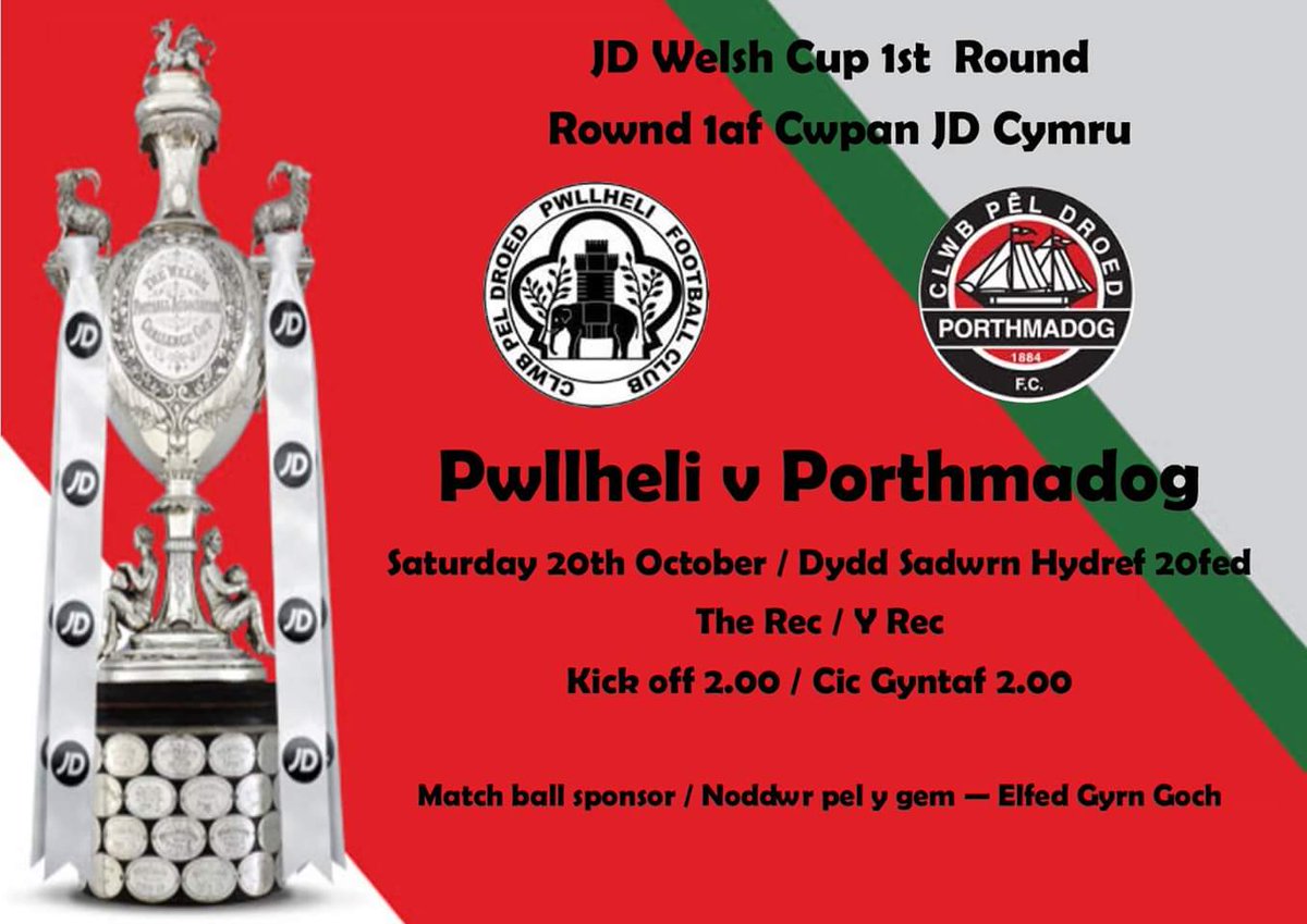 We are delighted to have <a href="/sgorio/">Sgorio</a> coming to The Rec on Saturday to do a feature on the big game 

Rydym yn falch i gael <a href="/sgorio/">Sgorio</a> dod ir Rec dydd sadwrn i ffilmio darnau or gem fawr 

⚫⚪