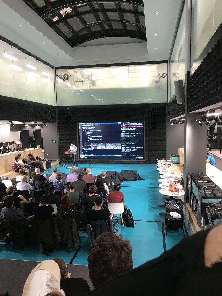 JavascriptForum's tweet image. Great talks on RxJS and MobX at @Deliveroo HQ. Very well organised by @london_JS and look forward to the next one.
Would be good to speak if you was there!! hashtag#javascript