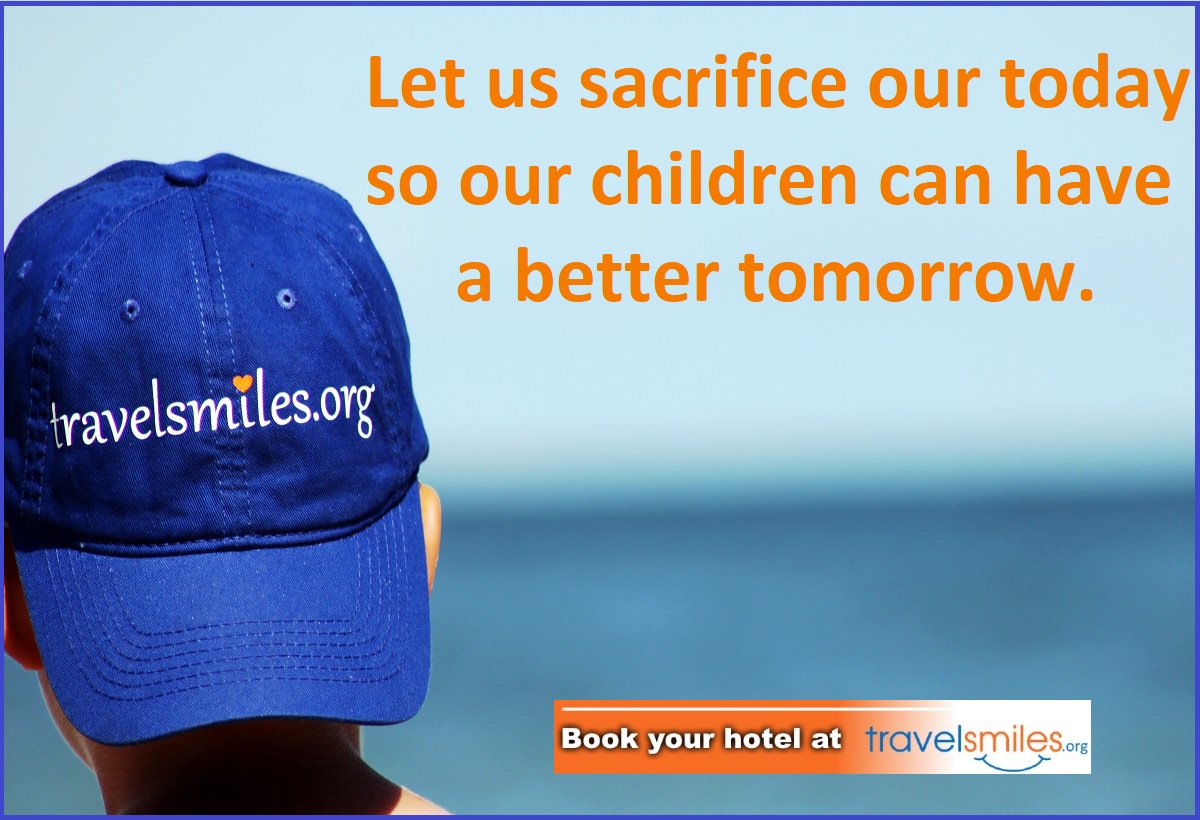 Book your hotel with @travelsmilesorg  and create a better tomorrow for others!

#TravelSmiles #YouBookWeGiveTheySmile #BookGiveSmile #VenturePhilantrophy #HotelBooking #OnlineBooking  #501c3  #ItIsThatSimple #GiveBack #Onward #NoStringsAttached #WednesdayVibes #ChildrenOurFuture