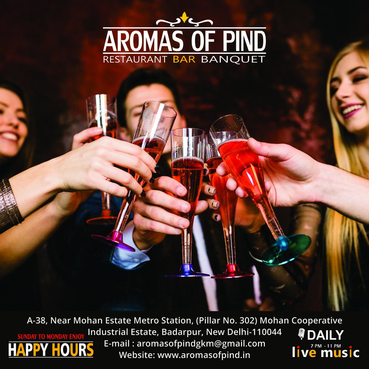 aromasofpind's tweet photo. There's always TIME for a COCKTAIL
Special discount offer is live now - only for CORPORATE.
For more details call @ 8527733978, 8527733798.
#happyhours #offers #discount #bestoffers #beerbar #famousbar #cocktailparty #cocktailbar #mathuraroad #okhla #newdelhi #mohanestate https://t.co/u0js0OQmwn