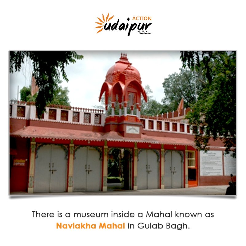 Action_Udaipur's tweet photo. Navlakha Mahal is situated in the heart of Gulab Bagh, which was established in the 19th century. This is a place of pilgrimage for Arya Samaj followers. Maharishi Dayanand, a remarkable sage, and reformer who brought Vedic learning to India, https://t.co/wja4lEyjMo