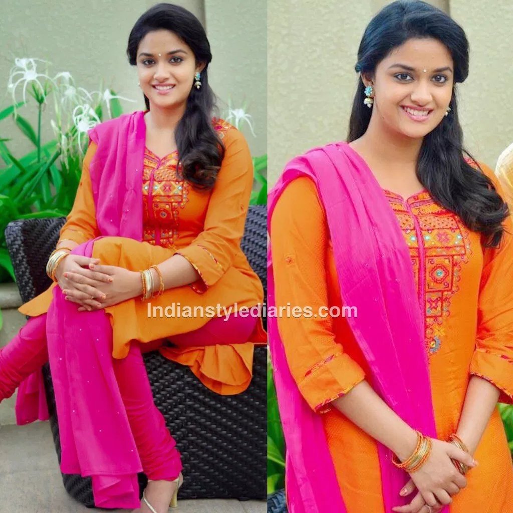 ItsKrishnaTanu's tweet image. #HBDMahanatiKeerthy 
#samecolor