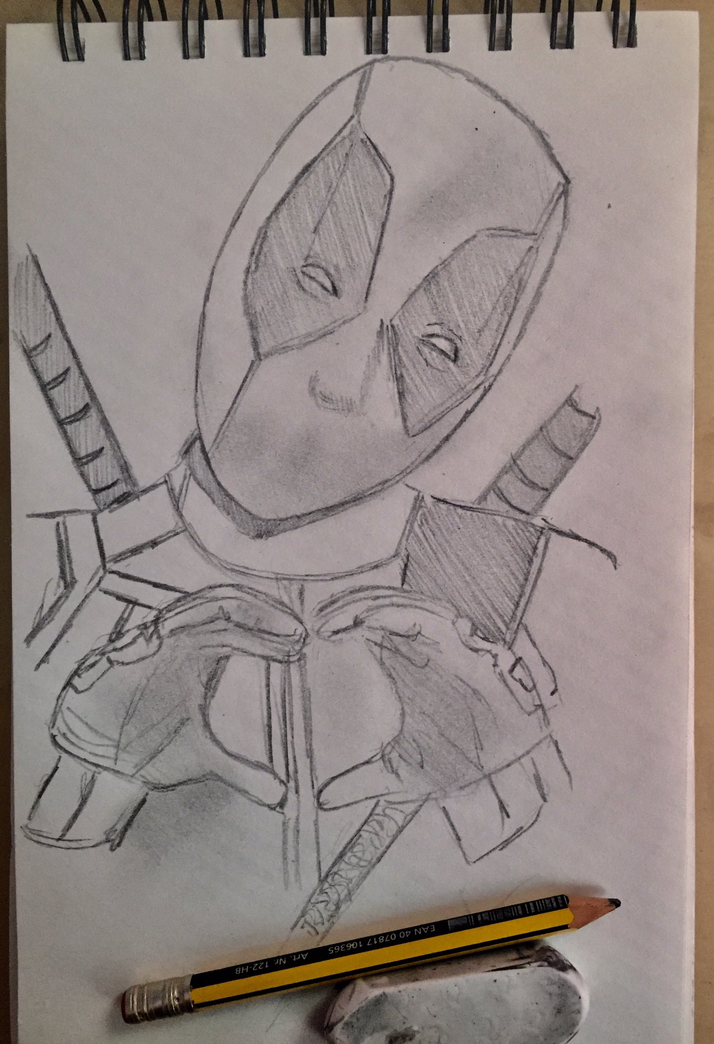 Deadpool Pencil Drawing | Deadpool drawing, Marvel drawings pencil, Marvel  art drawings
