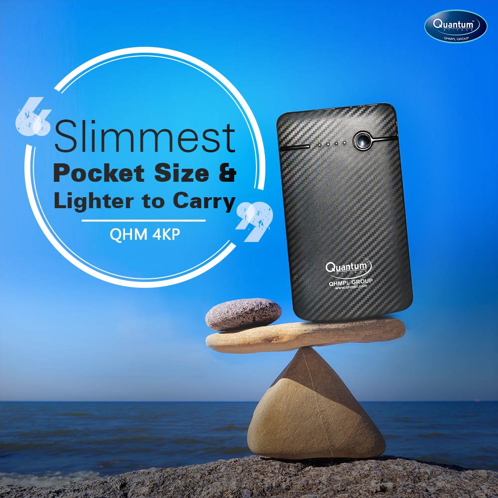 QuantumHiTech's tweet image. With compact in size, Slim looks and lighter in weight #QuantumPowerBanks promises to keep you powered all day long #Portable #PowerPerformance