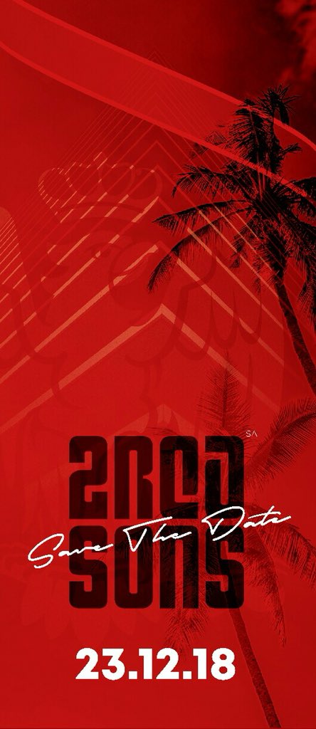 TsotsiWaseJapan's tweet image. It’s almost that time of the year!  💃🏿🎉🍾

#2REASONS 

23 December 2018

#SaveTheDate  💃🏿