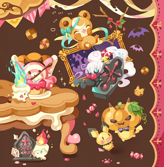 Halloween night party!🎃👻🍭✨ 