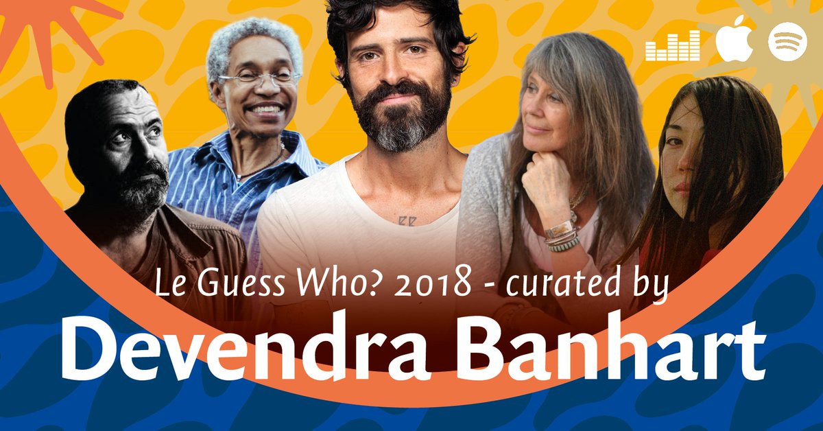 .<a href="/DevendraBanhart/">Devendra Banhart</a> has put together a personal playlist with the artists he has invited to #LGW18 as part of his curation. 

Stream + read a poem that Devendra wrote to accompany the playlist: leguesswho.nl/news/listen-to…