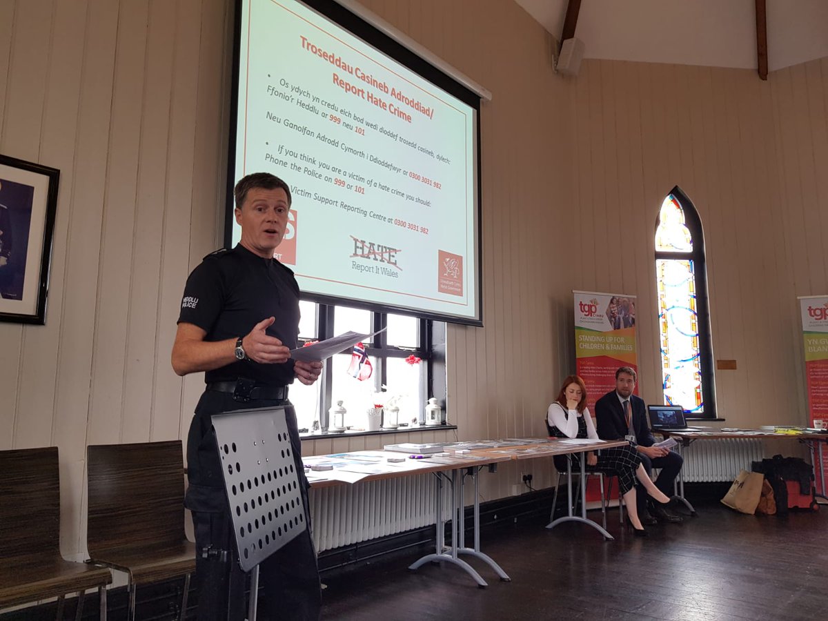 VictimSupportHC's tweet photo. Great morning so far at our #NHCAW event in #Cardiff showcasing what's happening with #HateCrime in Wales #WeStandTogether #BeyondHateCrime https://t.co/tY3ho48NKx