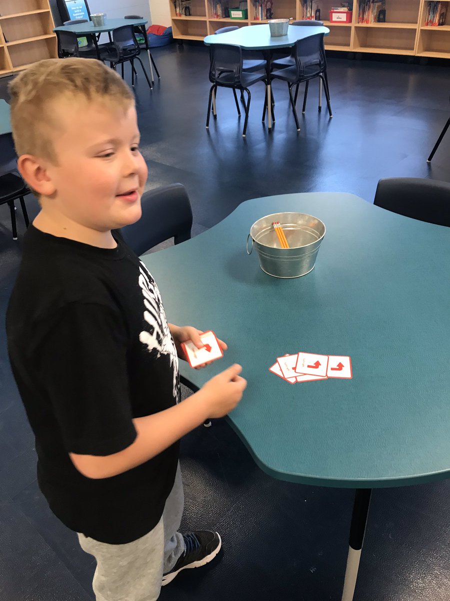 OctagonPond's tweet photo. Some unplugged coding happening in our LLC this morning! We love this #LittleCodr from @learningcode #TeacherCon this weekend! https://t.co/QJvYQwblFZ