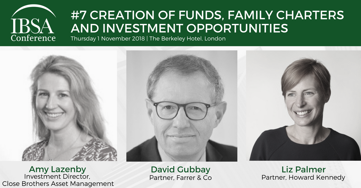 TheIBSA's tweet photo. How a business owner can preserve wealth, protect family interests and provide income through socially responsible investments? Our final session of #theIBSA2018 conference on 1 Nov. Book your ticket at https://t.co/96YWzaawHX https://t.co/pAyEReWz9b