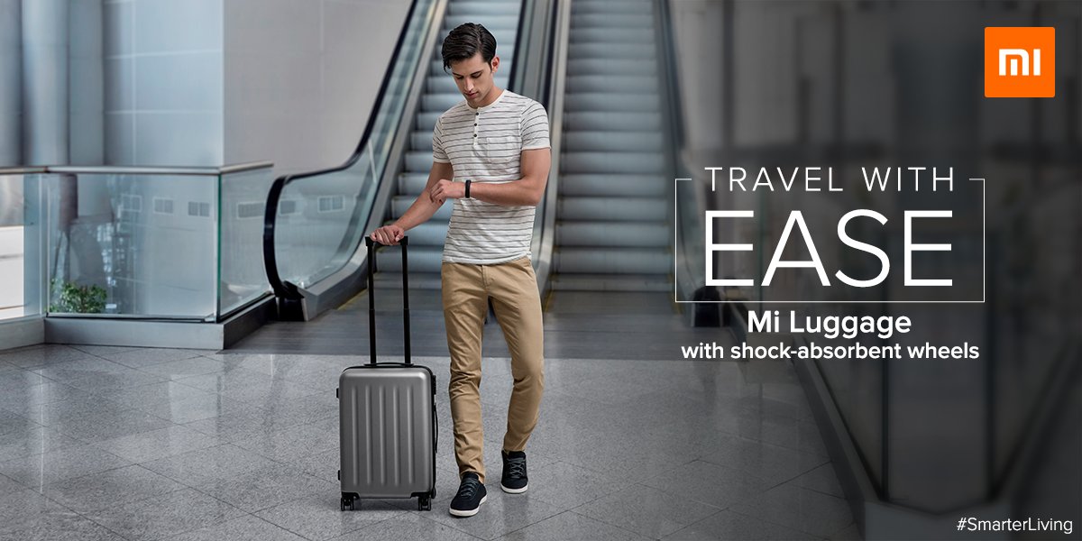 mi luggage flipkart